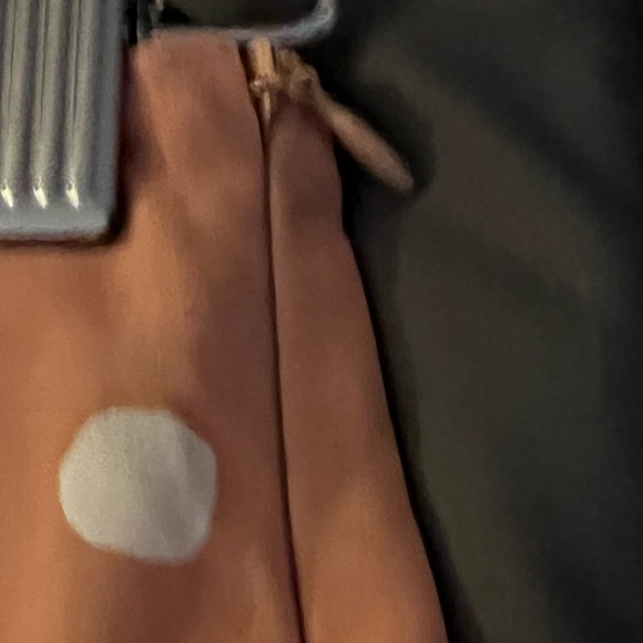 NWT Willow polka dot skirt size small color mauve 100%polyester dry clean - Picture 4 of 4